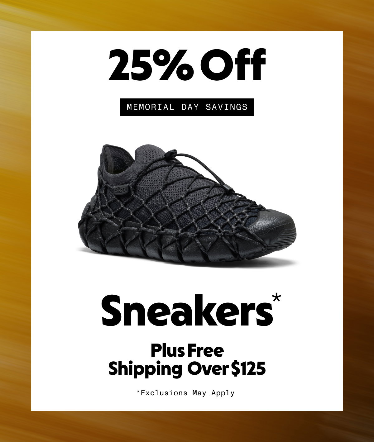 25% Off Sitewide*