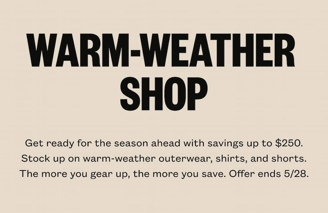 Warm-Weather Shop