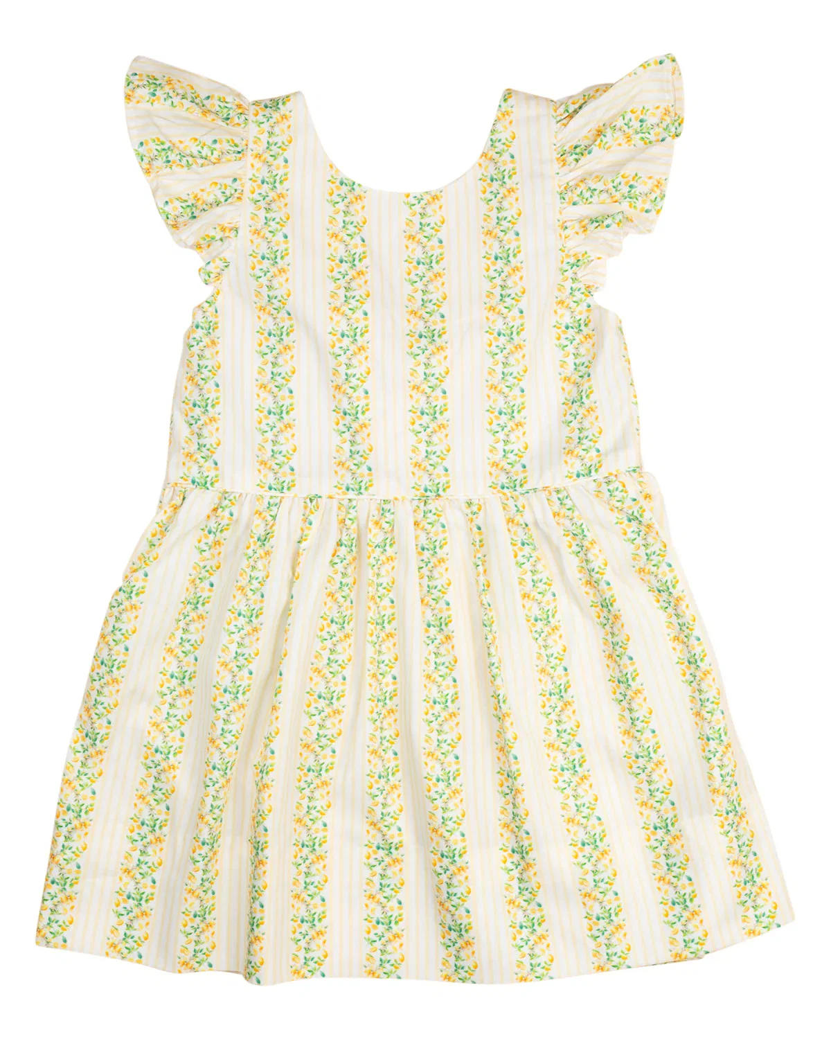 Image of Lemony Stripes Dress