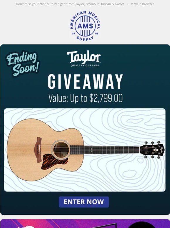 THERE'S STILL TIME to Enter & Win this Month's Giveaways!