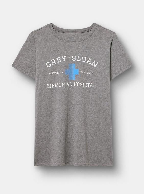 Grey's Anatomy Classic Cotton Crew Tee
