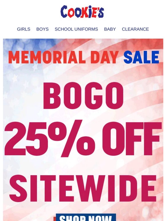 Your Memorial Day Deal Awaits! 🌟