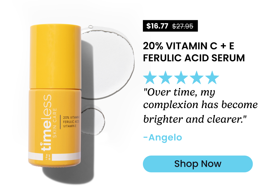 20% vitamin c + e ferulic acid serum brighten, defend & smooth skin
