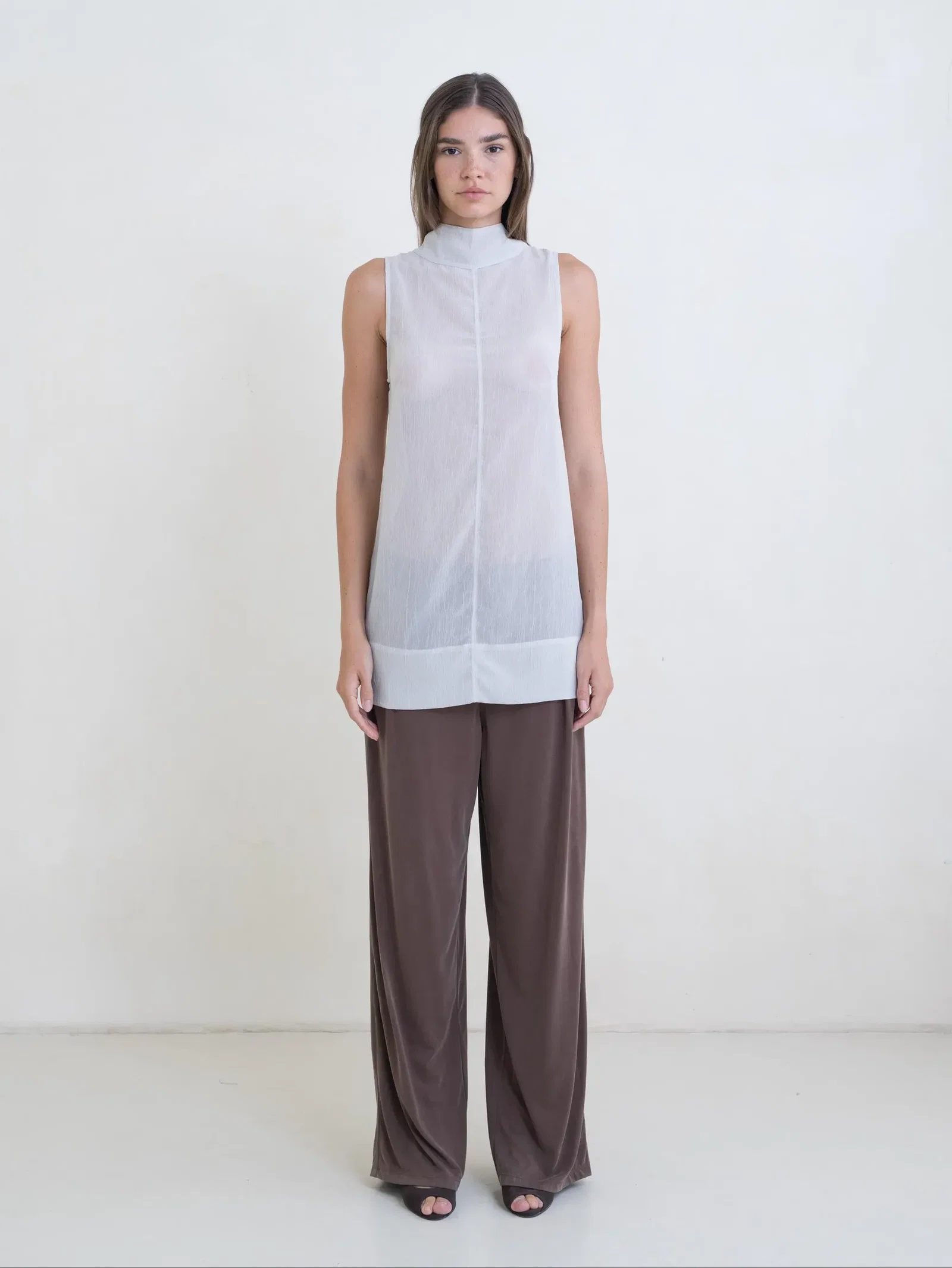 Annabelle Mini Dress - Sheer Lichen