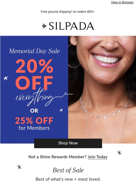 20% off the BEST Silpada styles ☀️