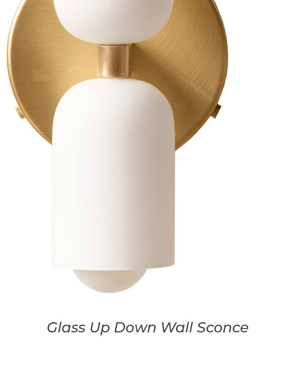 Glass Up Down Wall Sconce by In Common With