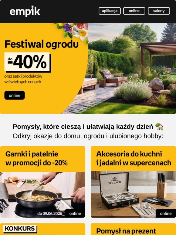 Festiwal ogrodu do -40%! 🌿