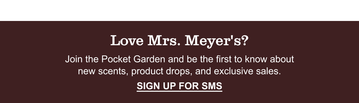 Sign up for SMS