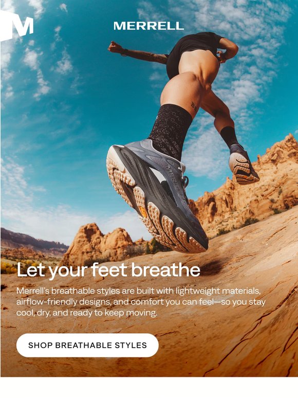 Breathable shoes for all-day wear