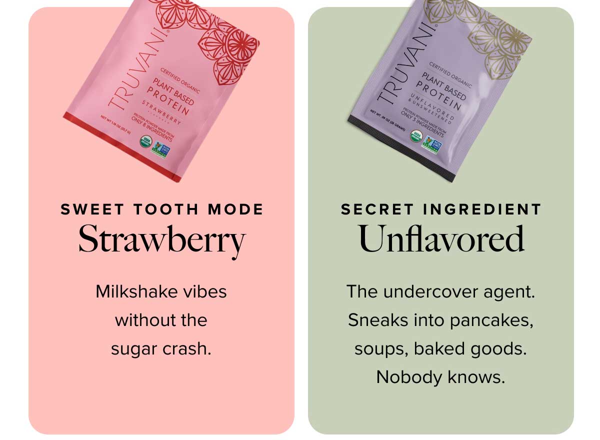 SWEET TOOTH MODE - Strawberry | SECRET INGREDIENT - Unflavored