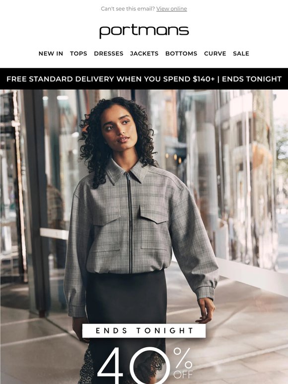 ENDS TONIGHT | 40% Off Selected Tops, Jackets & Pants When You Buy 2 Or More