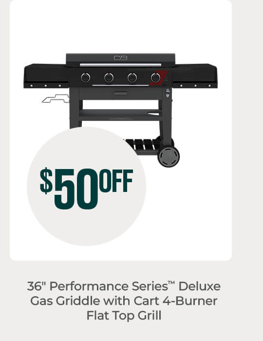 36" Performance Series™ Deluxe Propane Gas Griddle with Cart
