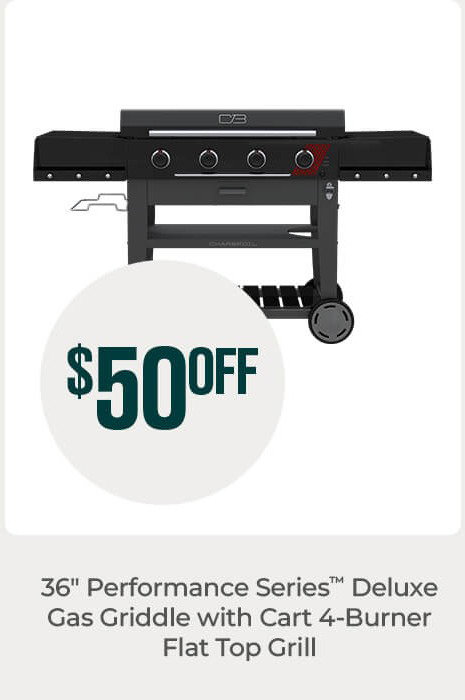 36" Performance Series™ Deluxe Propane Gas Griddle with Cart