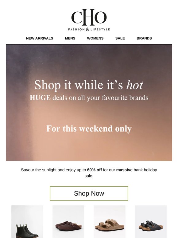 the BIG bank holiday sale is here!