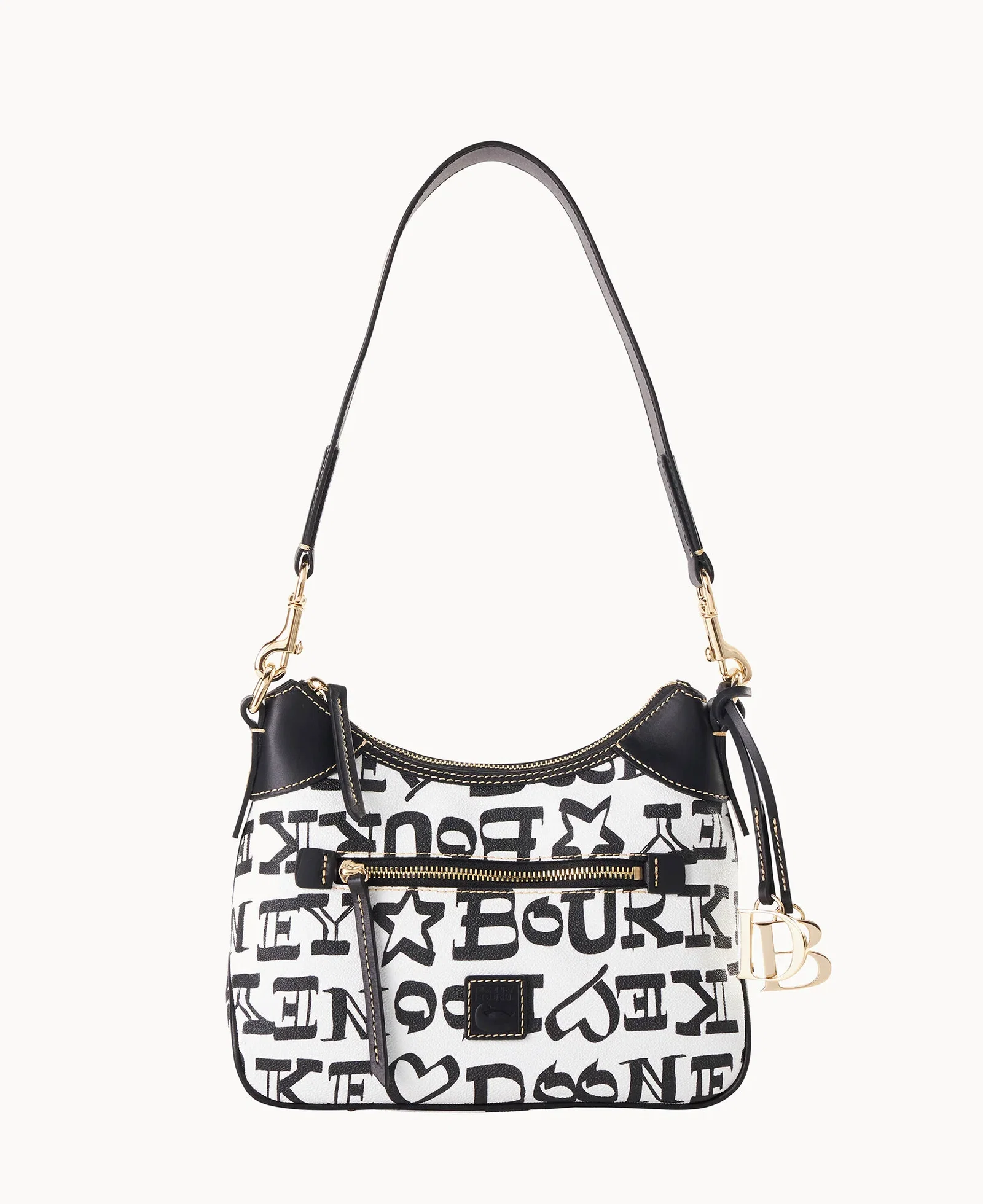 Image of Doodle II Coated Cotton Small Hobo