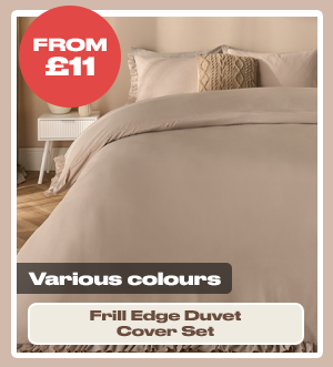 Frill Edge Duvet Cover Set