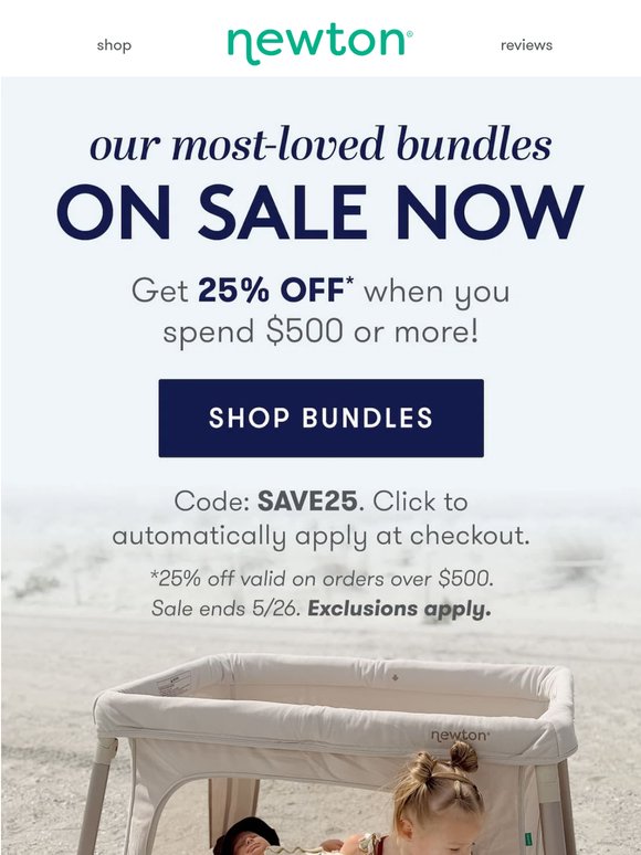 ⛱️ Memorial Day SALE: 25% OFF Our Most-Loved Bundles