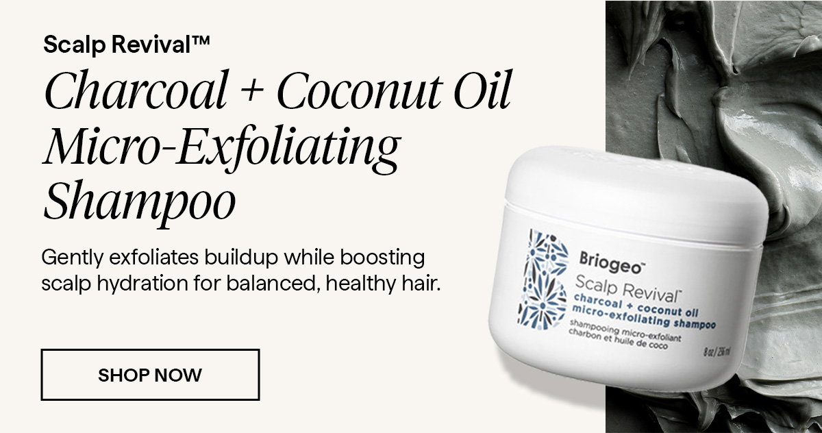 Gently exfoliates buildup while boosting scalp hydration for balanced, healthy hair.