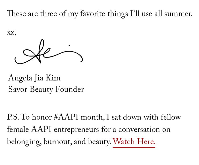 P.S. To honor #AAPI month, I sat down with  fellow female AAPI entrepreneurs for a conversation on belonging, burnout, and beauty.