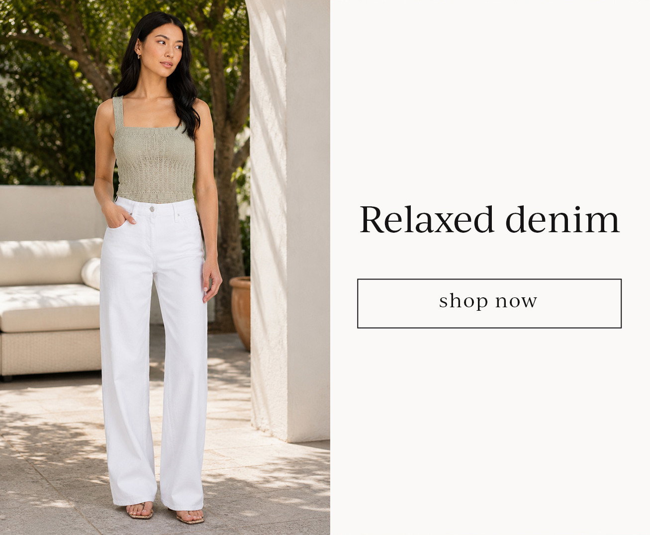 Relaxed denim