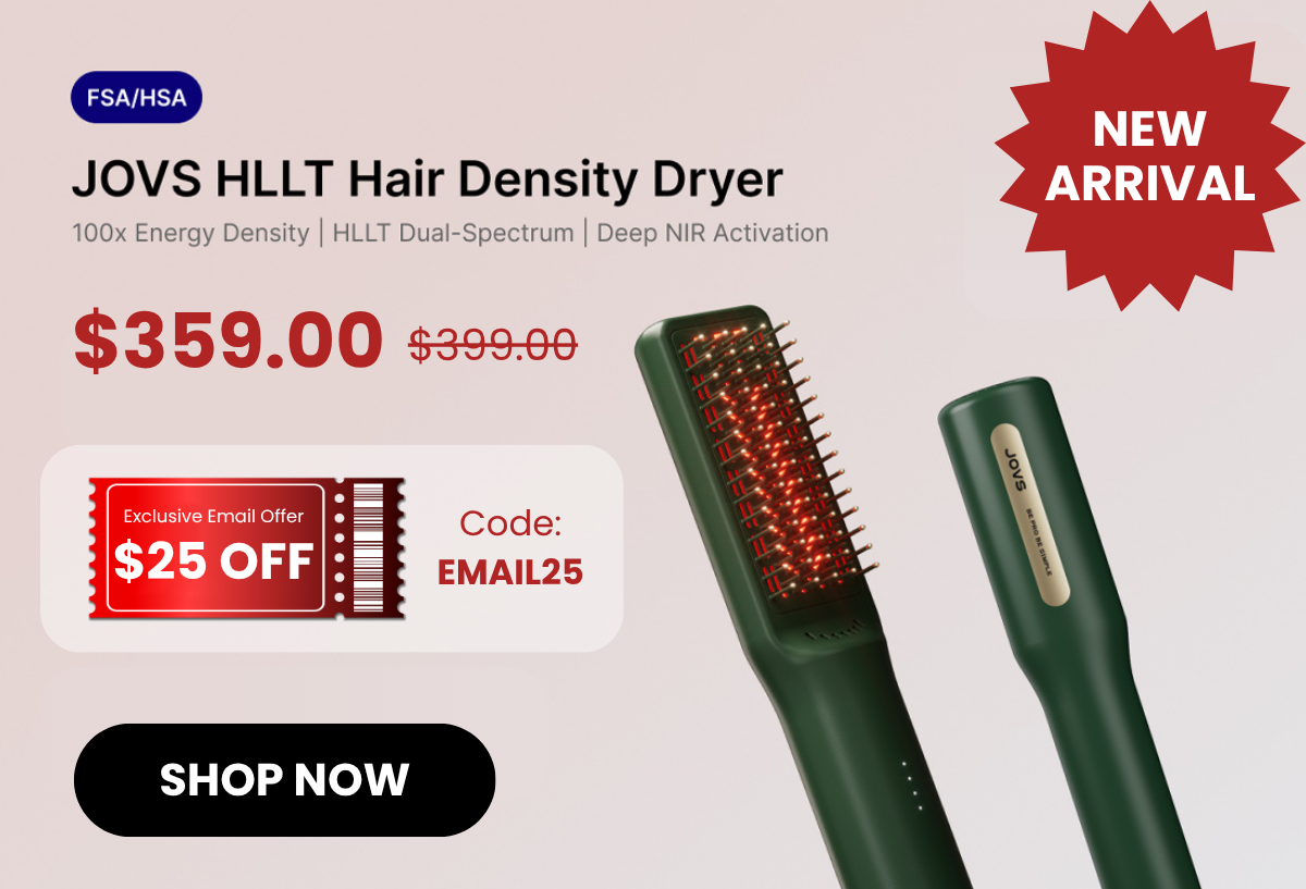 JOVS HLLT Hair Density Dryer - Exclusive Email Offer: $25 Off! (Code: EMAIL25)