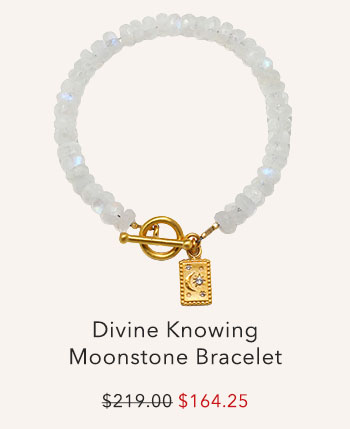 Divine Knowing Moonstone Bracelet