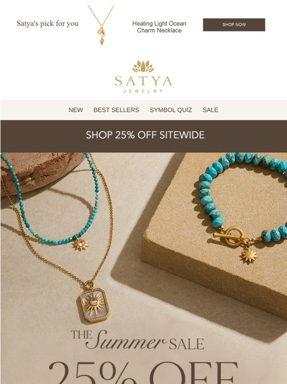 25% OFF Sitewide Today ☀