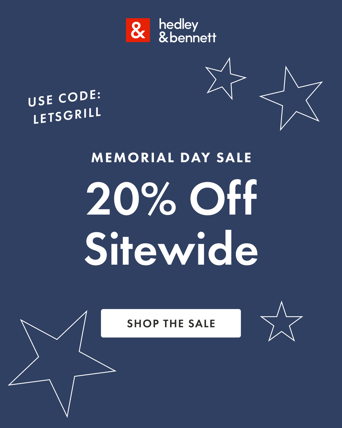 MEMORIAL DAY SALE | 20% OFF Sitewide | SHOP THE SALE | USE CODE: LETSGRILL