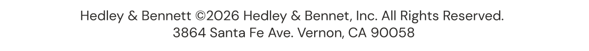 © 2026  Hedley & Bennett