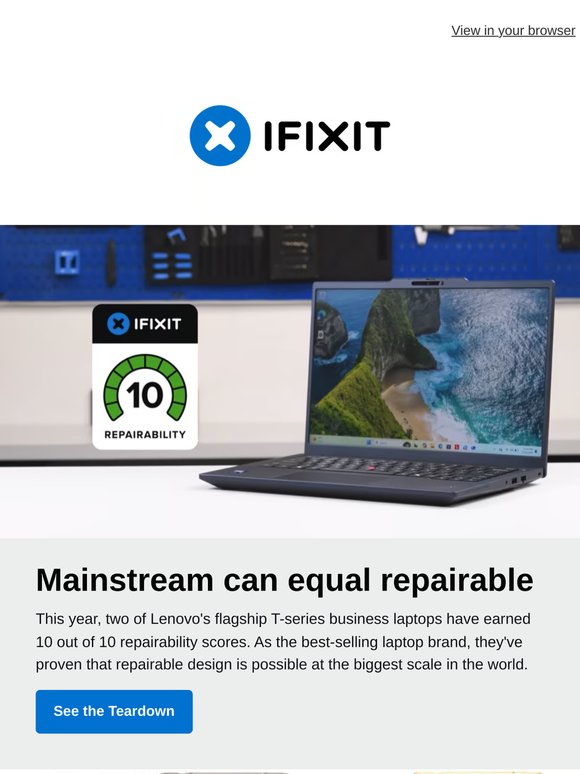 The mainstream laptop that makes repairs shockingly easy