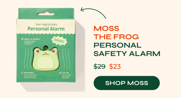 Moss the Frog Personal Safety Alarm