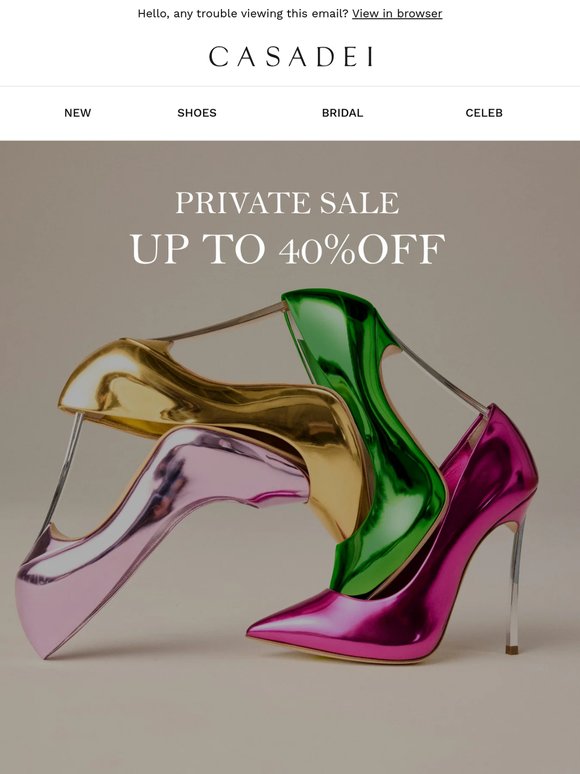 Last Call: A Private Invitation from Casadei