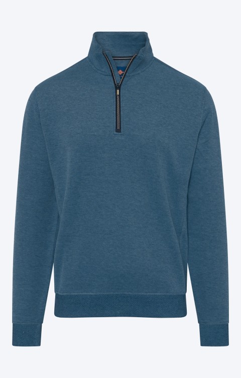 Men's Cotton T-Zip Sweatshirt