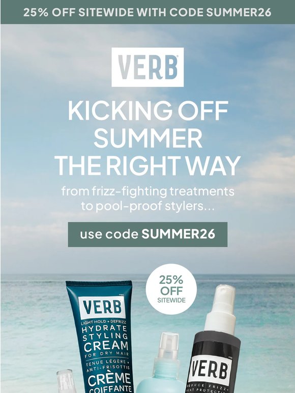 *25% OFF* your summer staples to kick off summer! ☀