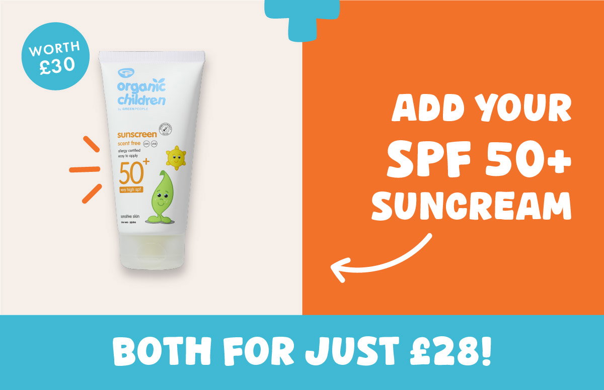Add your SPF50 suncream