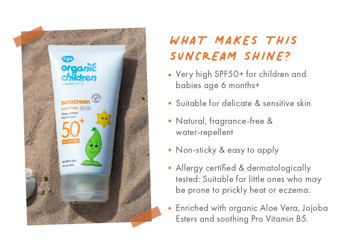What makes this sunscream shine?
