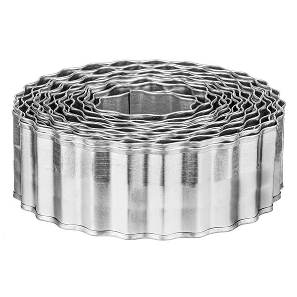 Rasenkantenband, ca. 10m x 7,5cm - silber