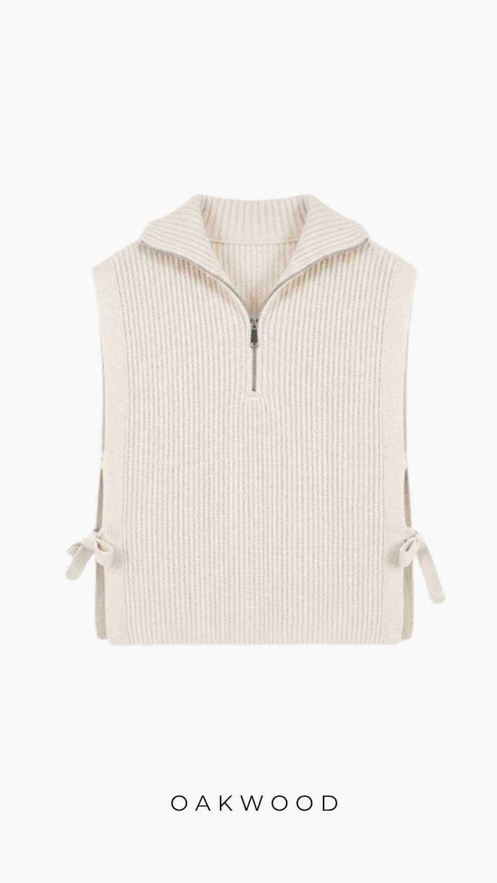 Pull tour de cou laine Mimosa beige