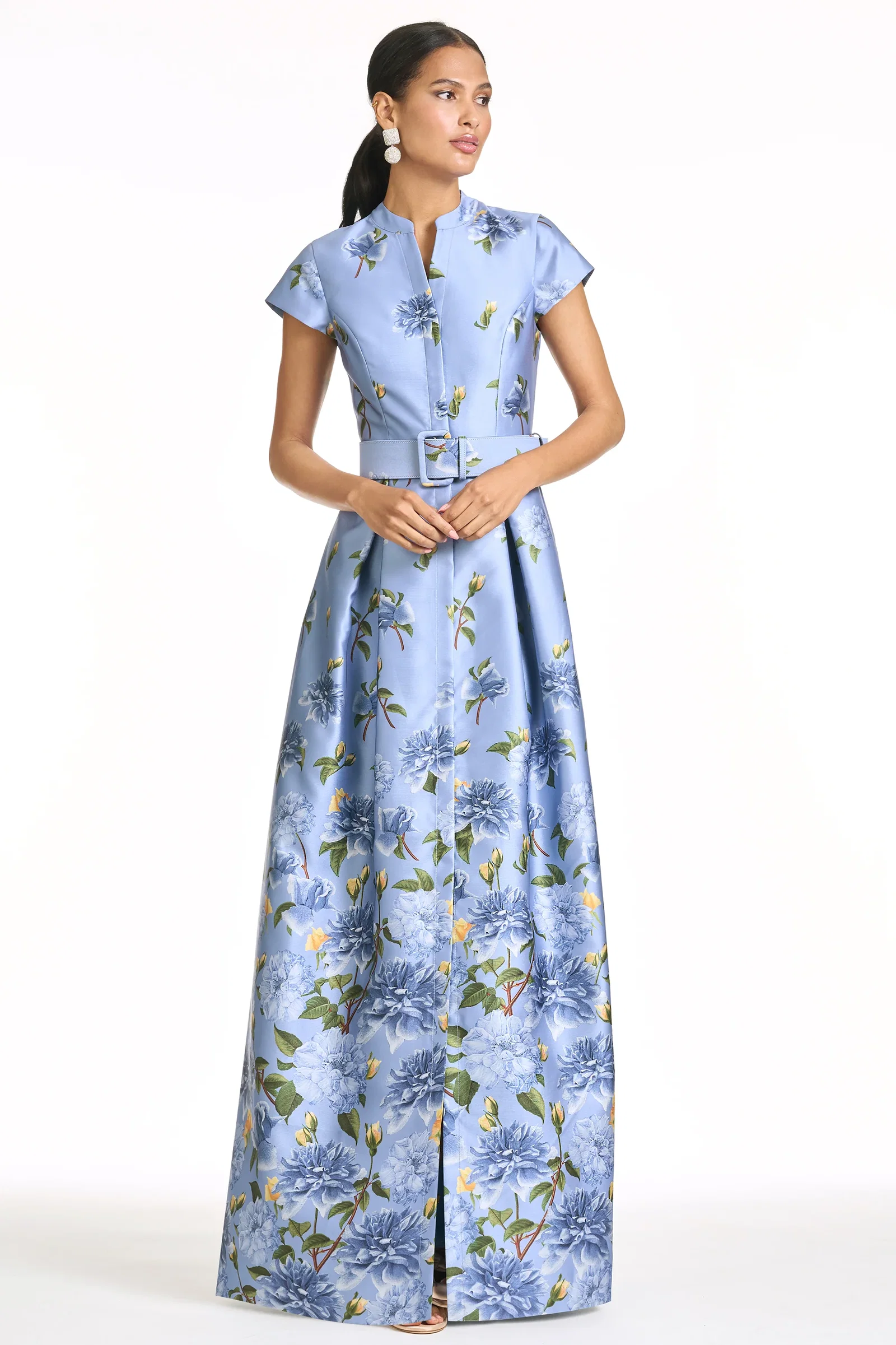 Image of MARTA GOWN - TWILIGHT PEONY DEGRADE