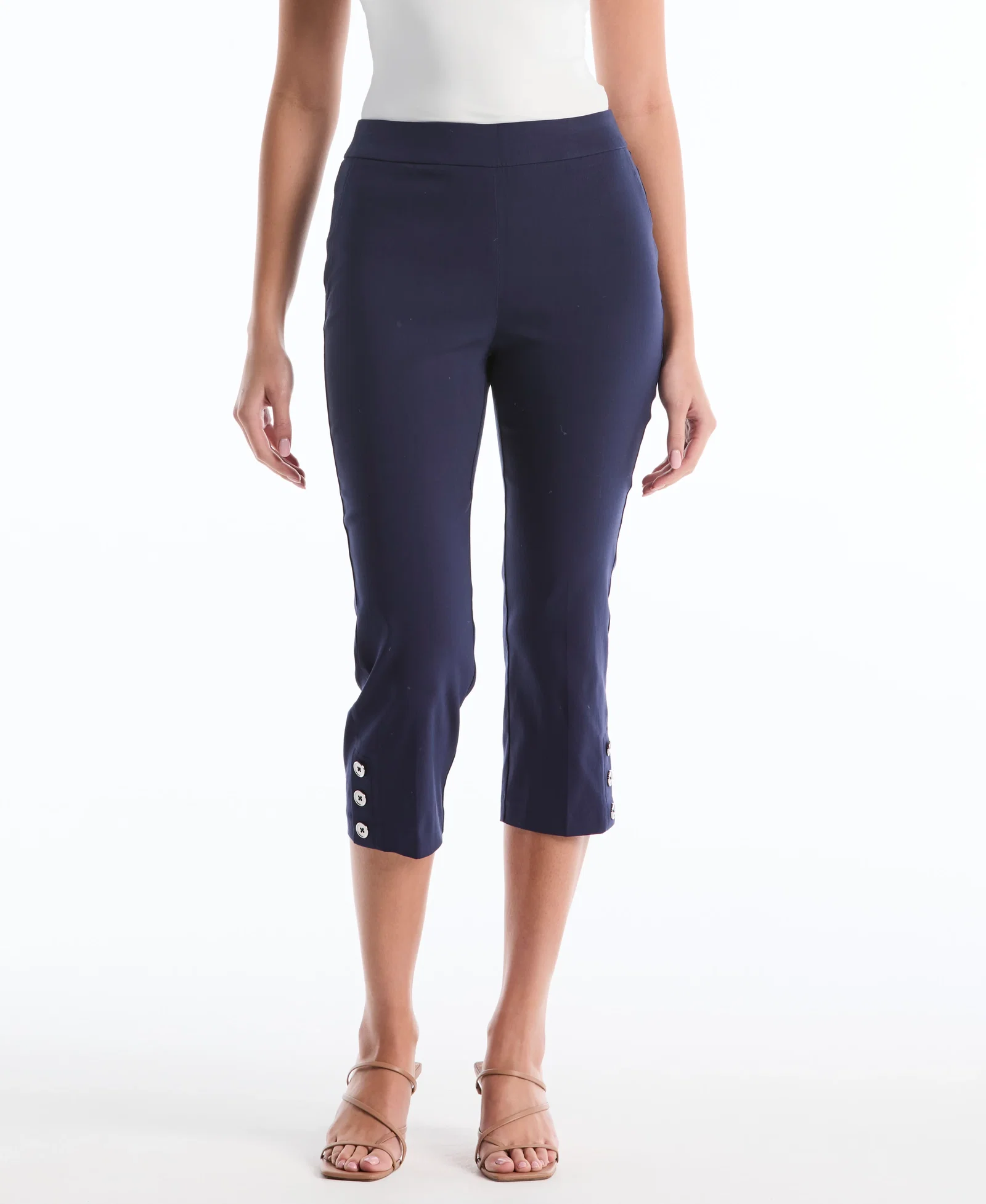 Image of Button Detail Capri