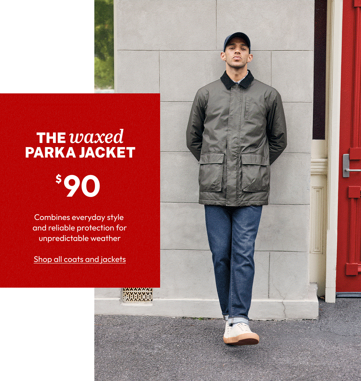 THE waxed PARKA JACKET