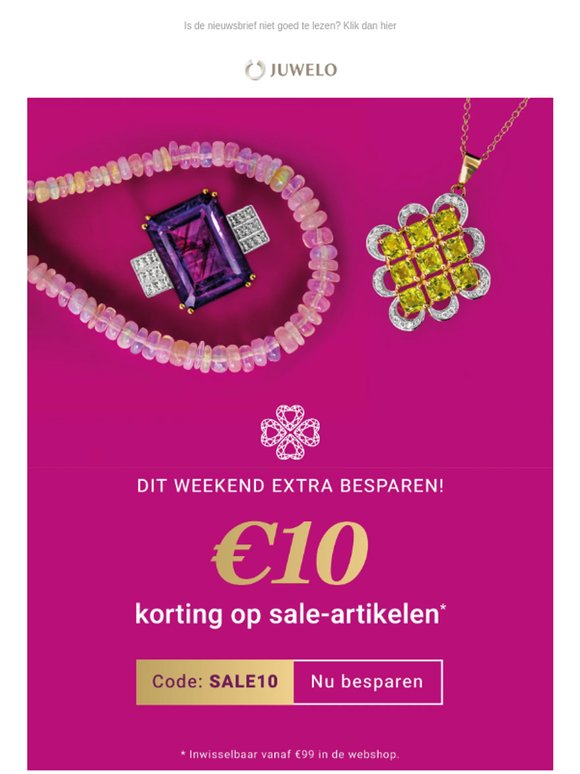 Extra salevoordeel dit weekend 💖