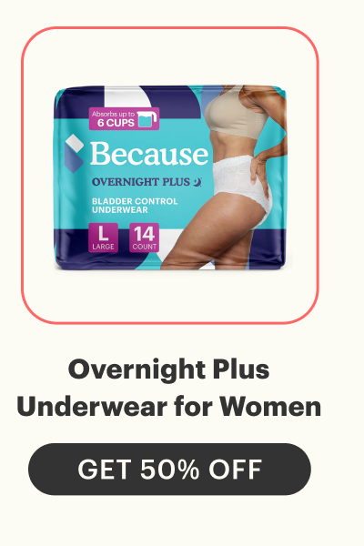 OVERNIGHT PLUS UNDERWEAR FOR WOMEN
