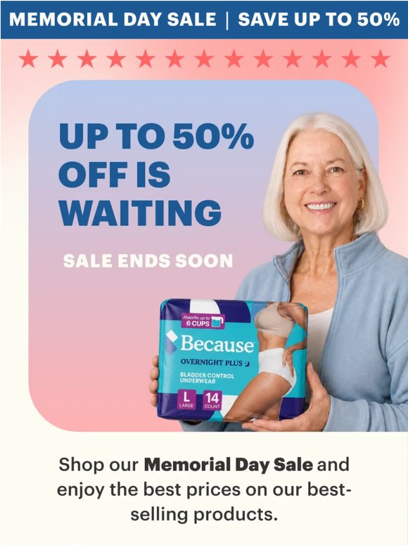 Act Fast: Memorial Day Sale Ends Soon!