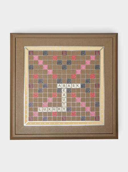 Leather Scrabble Set