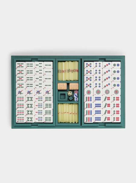 Leather Mahjong Set