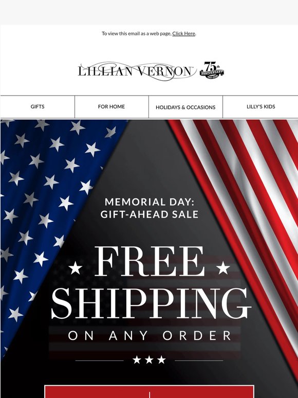 FREE Shipping on Every Order — Don’t Wait for the Rush