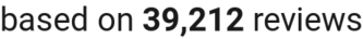 number of reviews