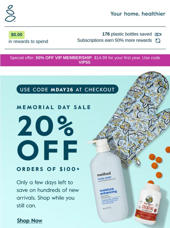 Save on NEW brands and almost everything else 🥳