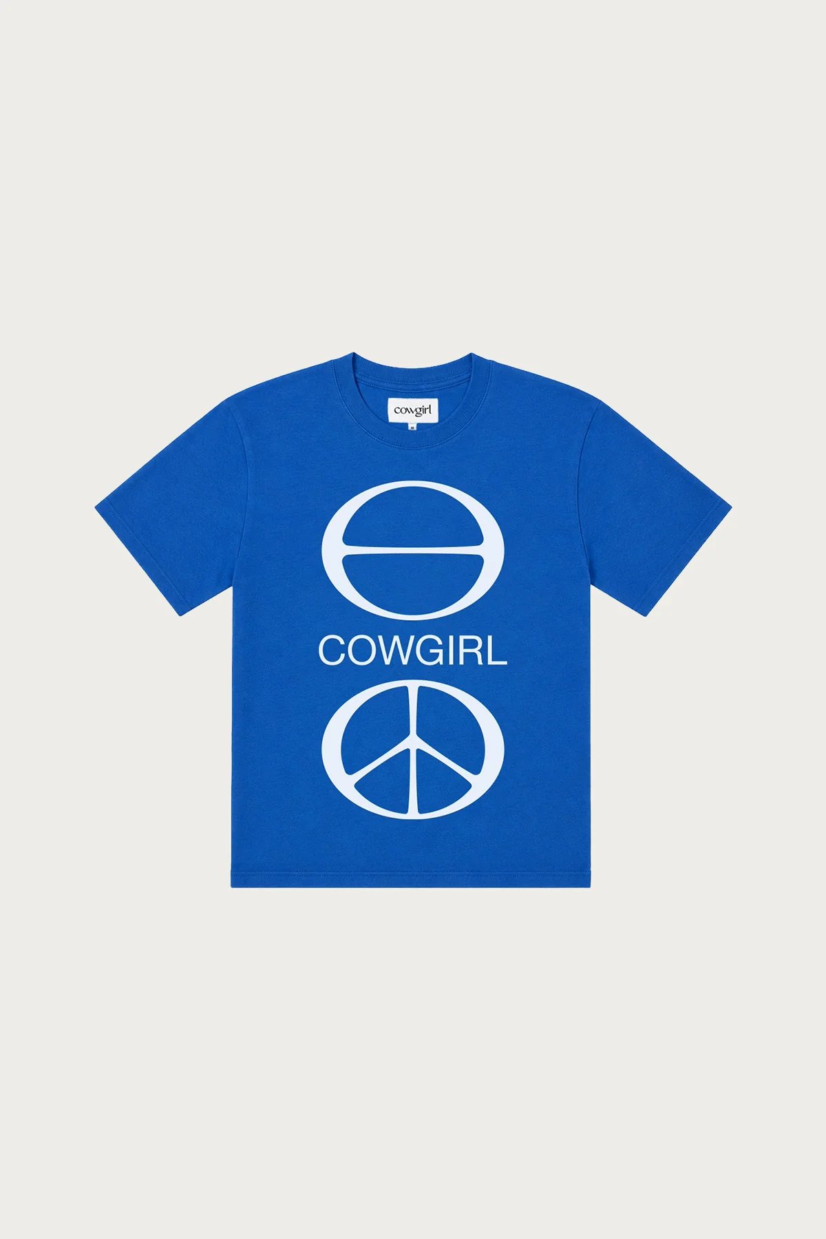 Image of Cowgirl Peace T-Shirt - Royal Blue